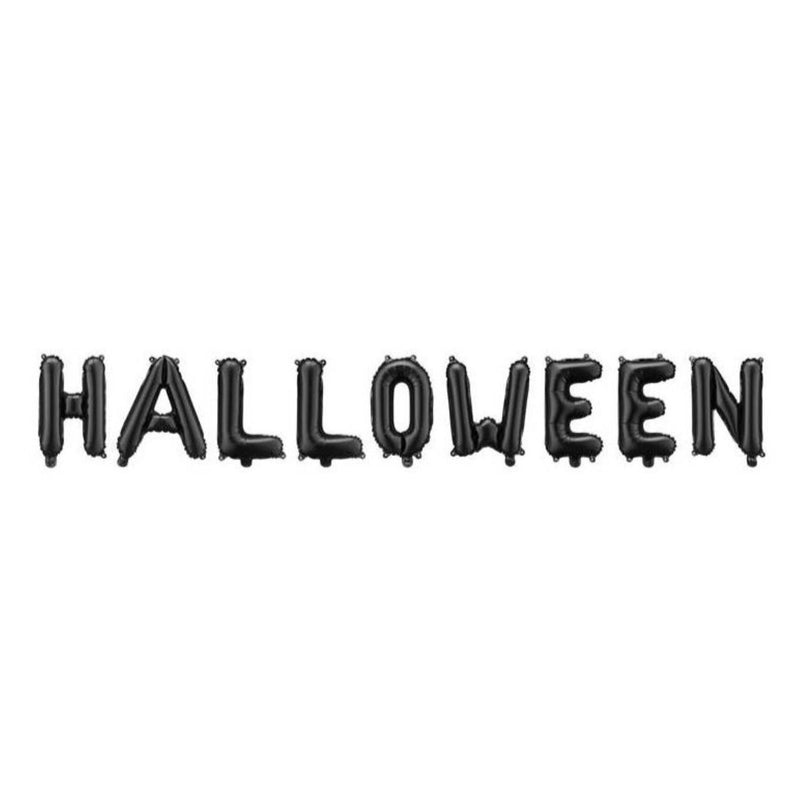 Folienballon "Halloween" Schwarz | 280x46cm (MIT LUFT ZU BEFÜLLEN)