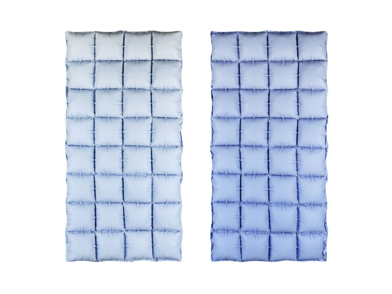 Folienballon Vorhang 72x143 cm | Blau Ombre