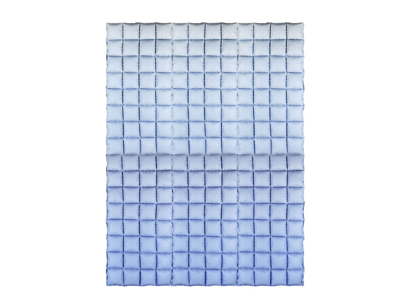 Folienballon Vorhang 72x143 cm | Blau Ombre