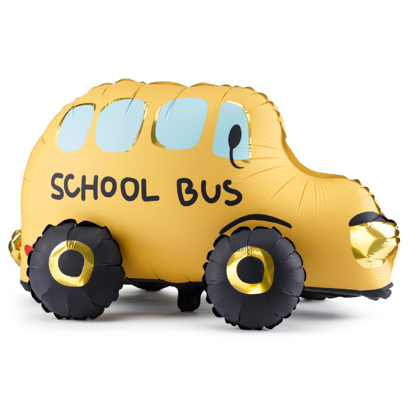Shape Folienballon STEHEND "Schulbus" (LUFT) | 66 x 36 cm
