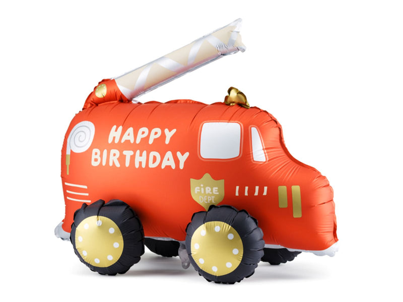 Folienballon Feuerwehr "HAPPY BIRTHDAY" | 67 x 53 cm