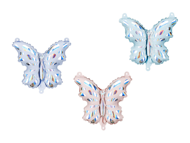 Folienballons "Schmetterlinge" | 3er Set - 19x23cm