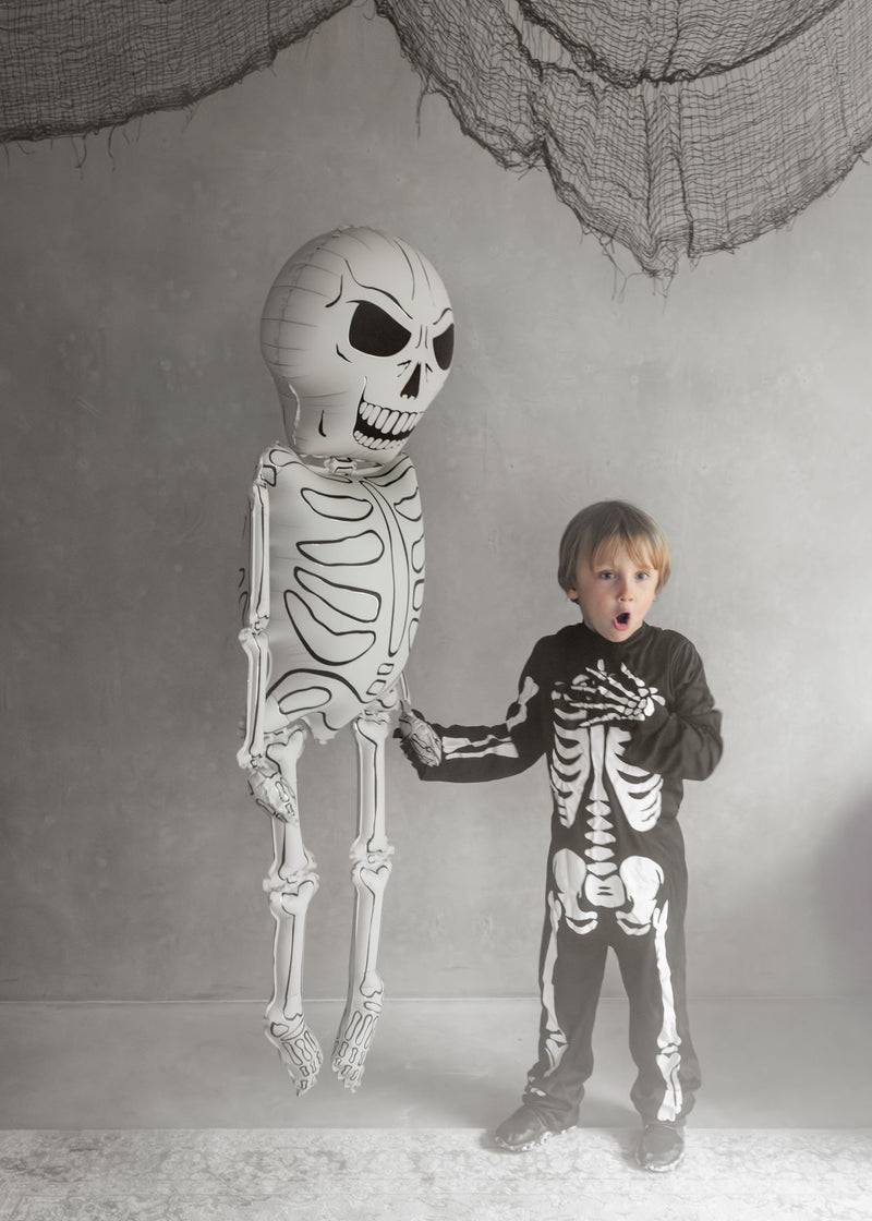 Shape Folienballon "Skelett" | 46 x 129 cm
