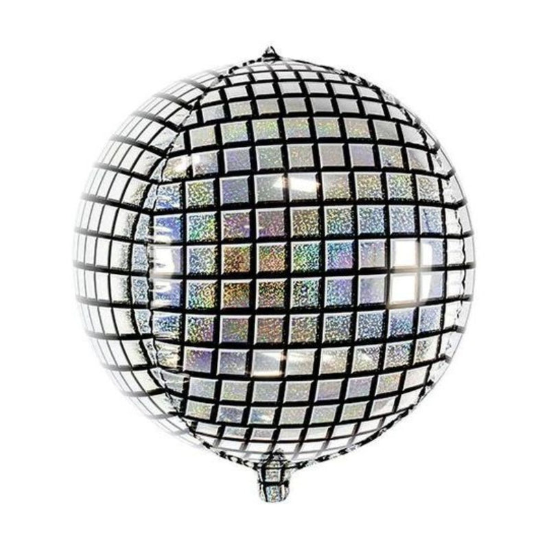 18" Folienballon Discokugel - Silber | 40cm