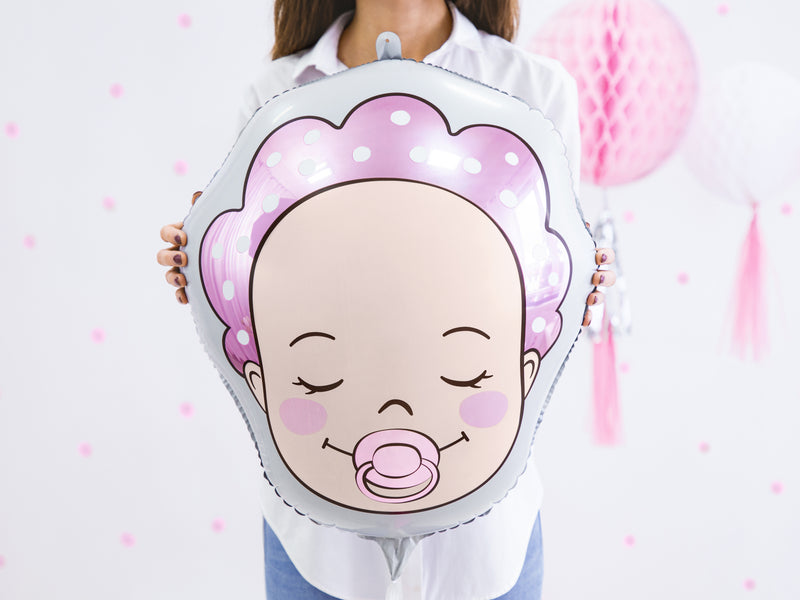 18"/Ø45cm Folienballon "Baby Girl"