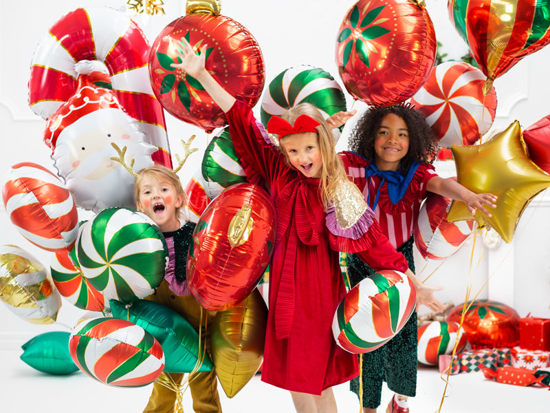 ABC Folienballon Weihnachtsmann | 50x70cm