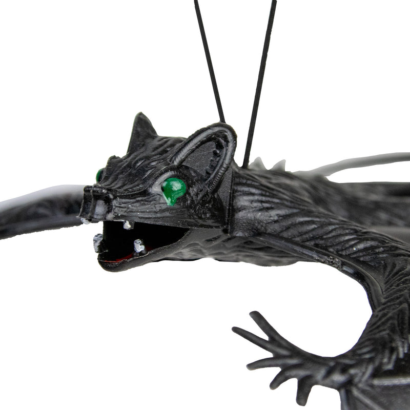 Halloween Dekoration "Fledermaus" ca. 24 cm | Schwarz