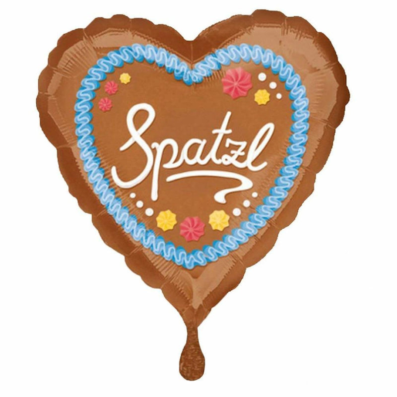 ABC18 Folienballon "Herz Folienballon "Spatzl" | Ø 43 cm