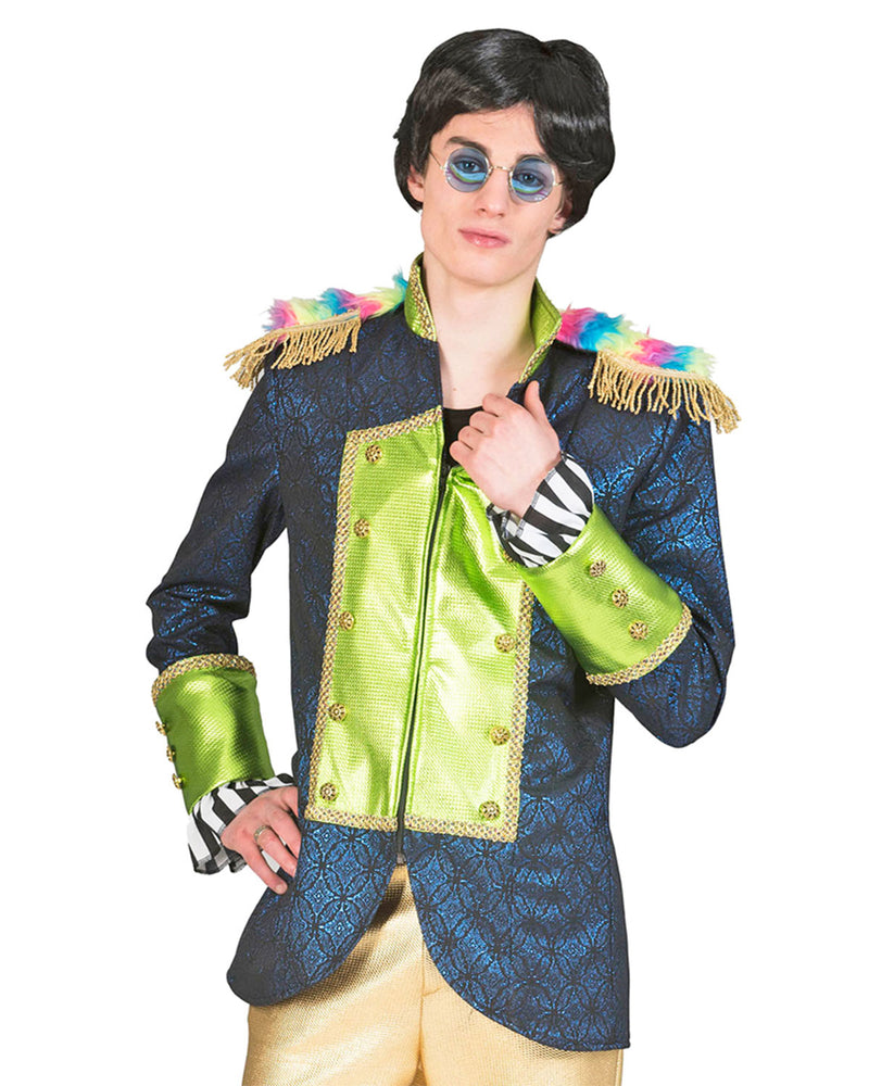 Schrille Show Master Jacke "Freddie" | Blau Grün