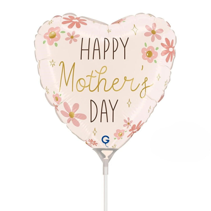 7" Miniloon "Happy Mother`s  Day" | Rosa (unverpackt)