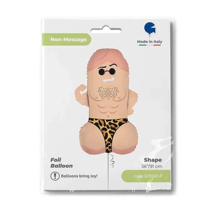 Shape Folienballon "Mr. D" | 91 cm