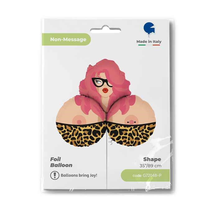 Shape Folienballon "Mrs. B" | 89 cm