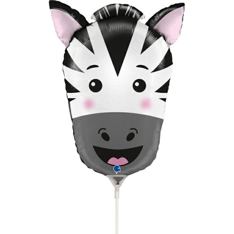 14" Miniloon "Zebra Kopf" (unverpackt)