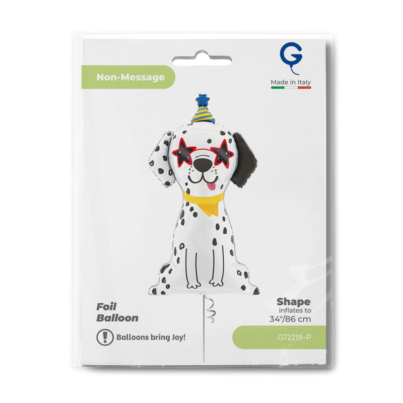 34" Folienballon Shape Party Hund | 86 cm
