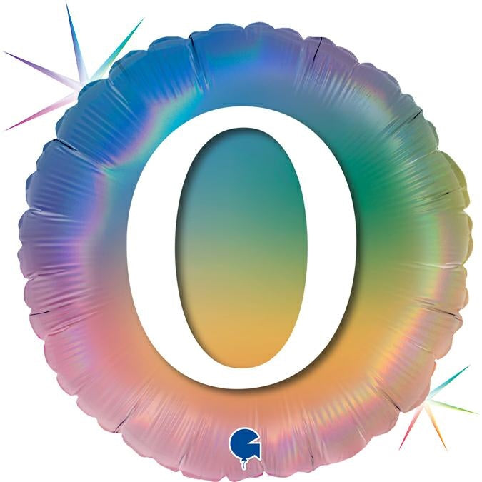18"/Ø45cm Folienballon "Happy Colourful Rainbow" | #0