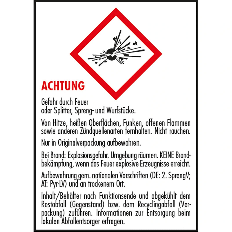 Zaubersterne Bunt - Eisfontäne Brenndauer 40Sek./12Stk.