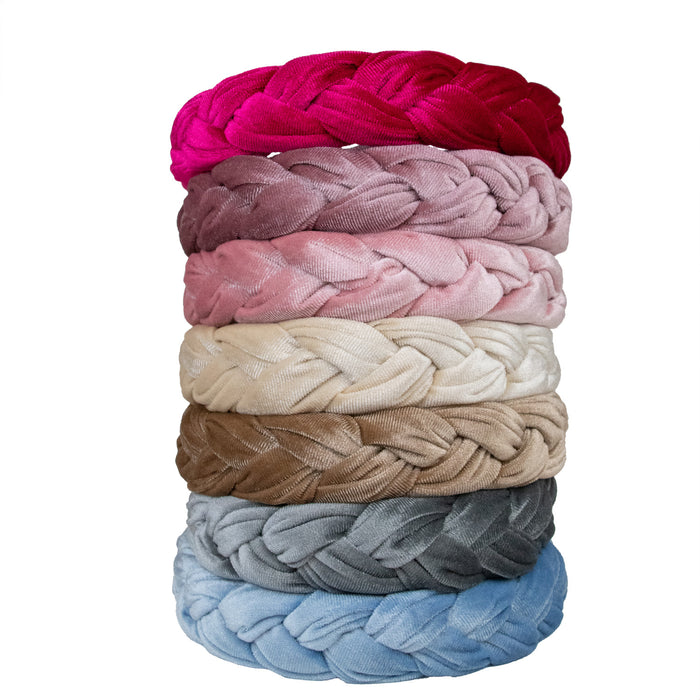 Flecht Haarreif "Samira" aus Samt | Haarschmuck