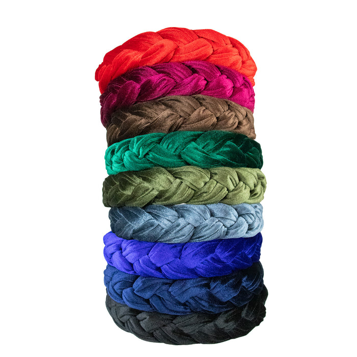 Flecht Haarreif "Samira" aus Samt | Haarschmuck