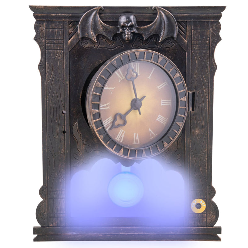 Halloween Deko Gruselige Uhr "Your time is up" - Animatronic | 25 cm