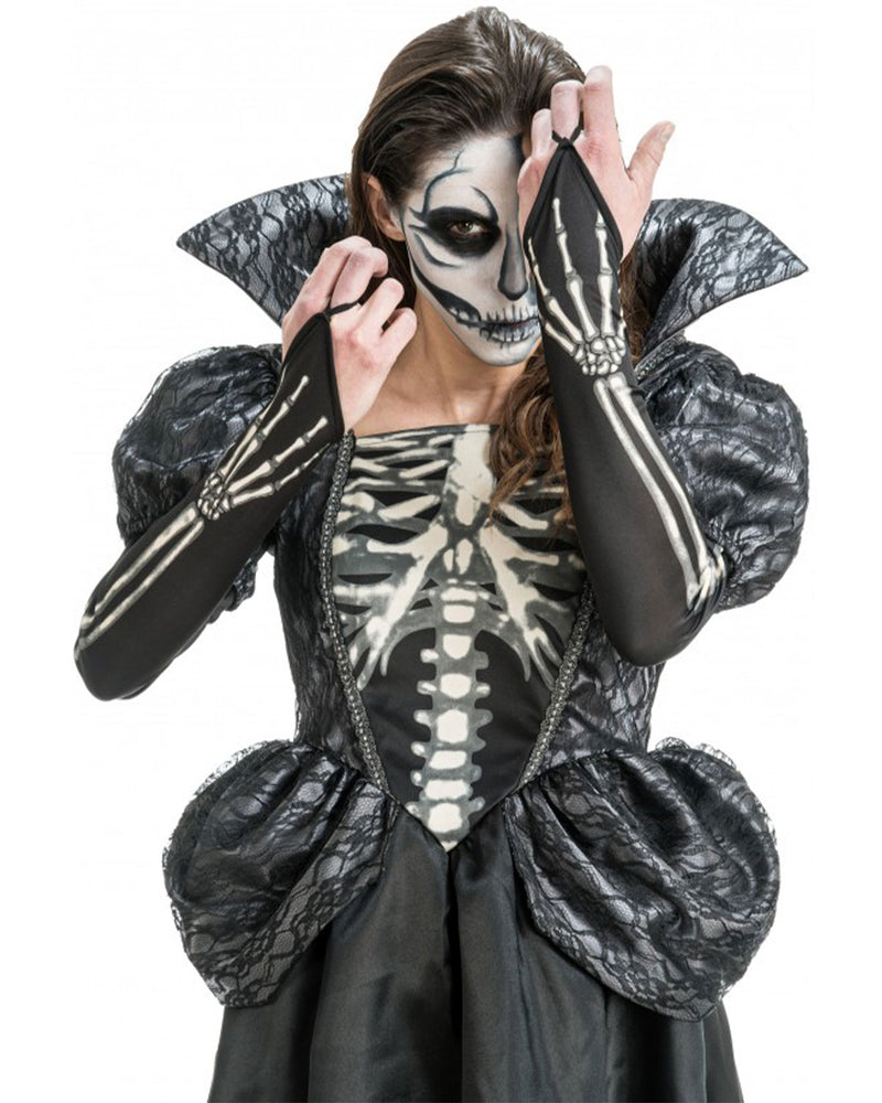 Skelett Kostüm "Lady Skeleton" für Damen | Kleid und Leggings