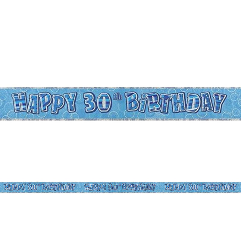 Banner Folie Glitz #30 Blau 274cm