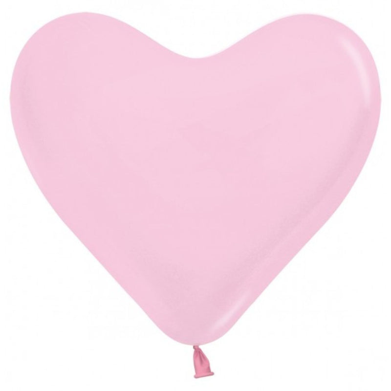 50 Stk. Herz Luftballon Ø30cm | Rosa #009
