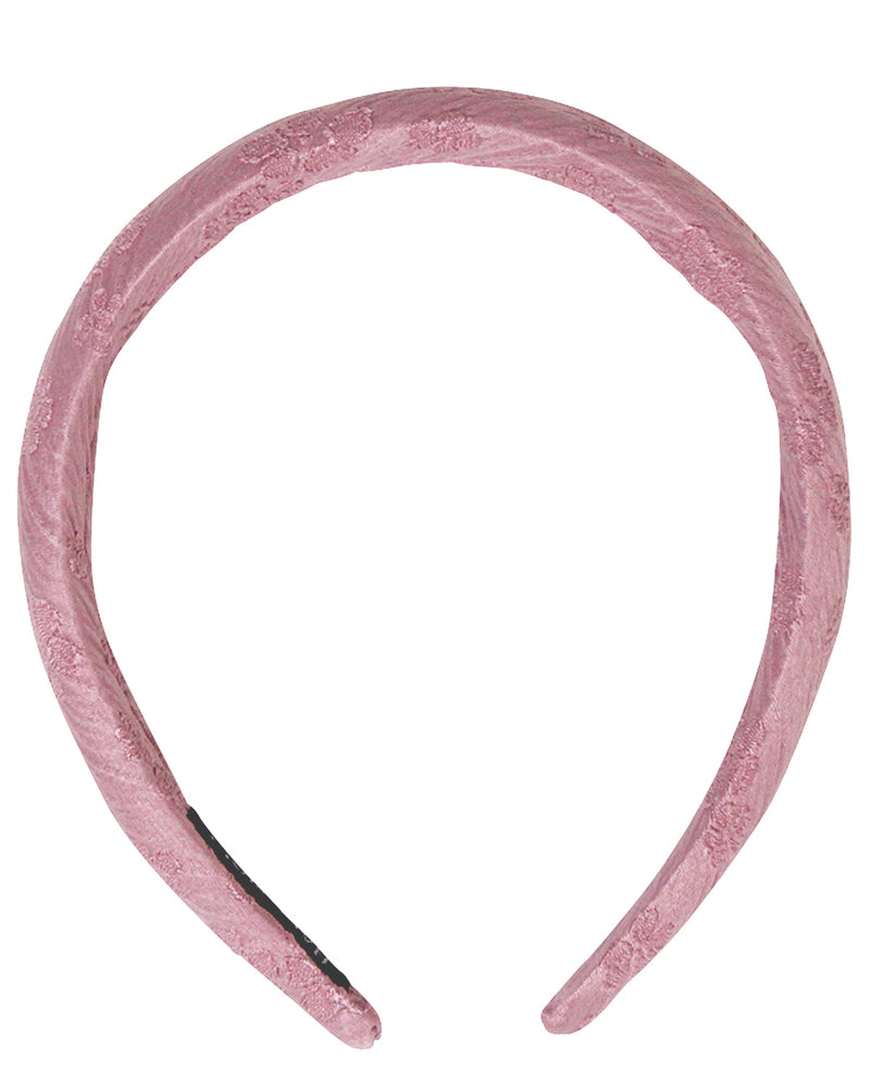 Haarreif "Marita" mit Blumenmuster | Rosa