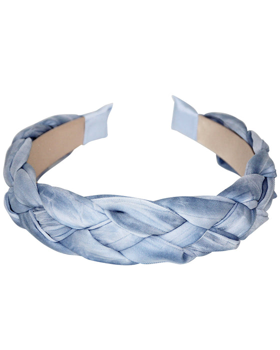 Flecht Haarreif "Jette" | Taubenblau