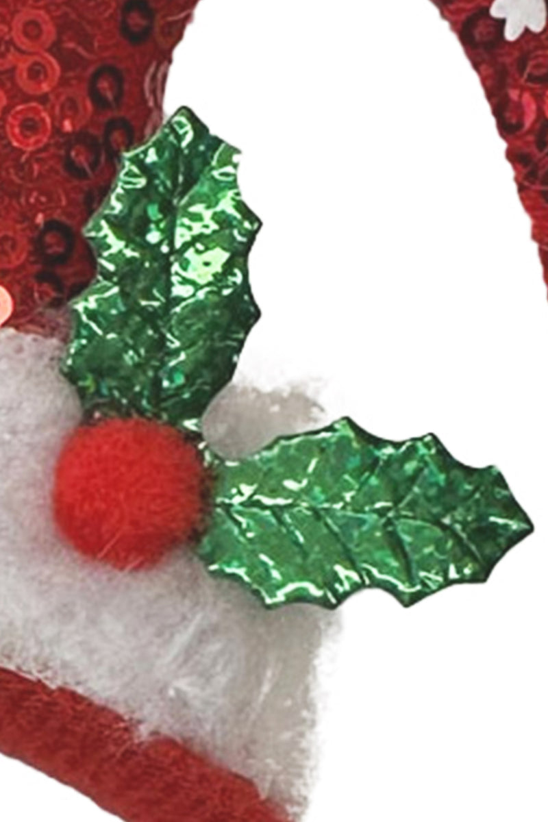 Nikolausmütze - Haarreif Weihnachtself 414027 | Rot Grün