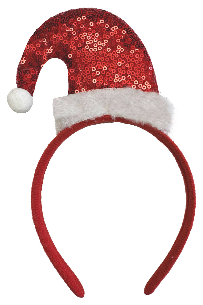 Nikolausmütze - Haarreif Weihnachtself 414027 | Rot Grün