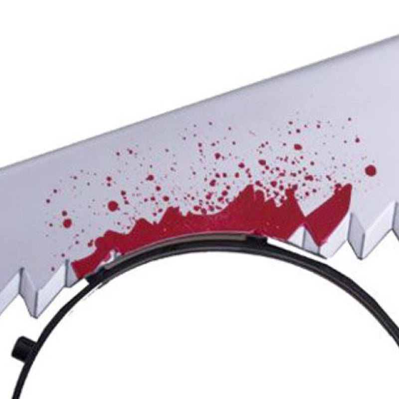 Halloween Haarreif mit blutiger Deko-Säge