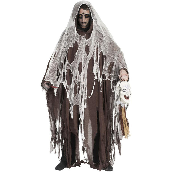 Halloween Umhang mit Kapuze | Braun