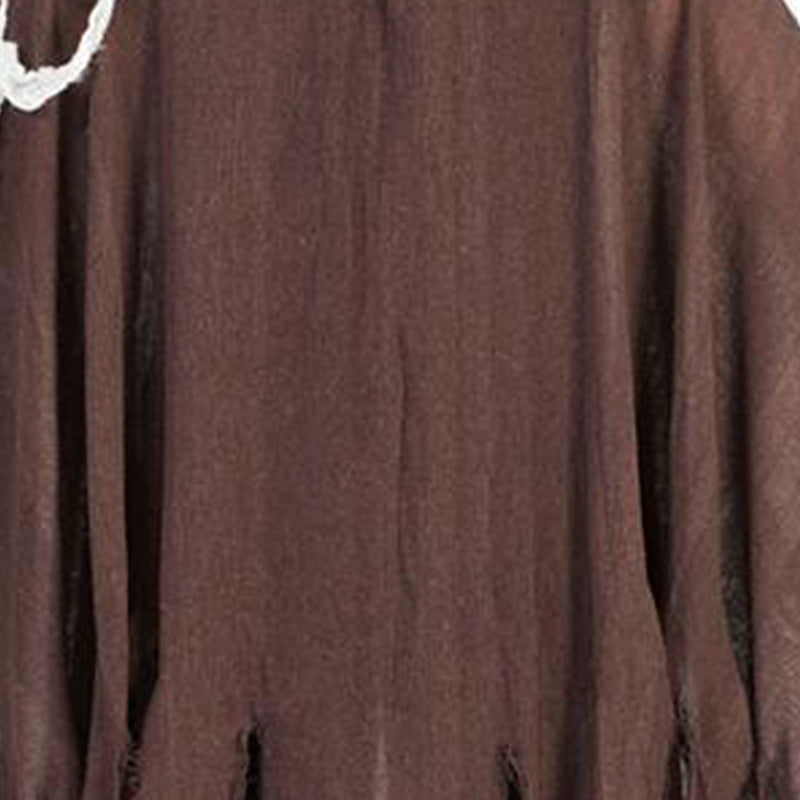 Halloween Umhang mit Kapuze | Braun