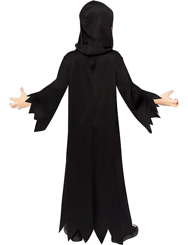 Halloween Kinderkostüm "Gaming Reaper" mit Skelett Maske | Horror Grusel Sensenmann