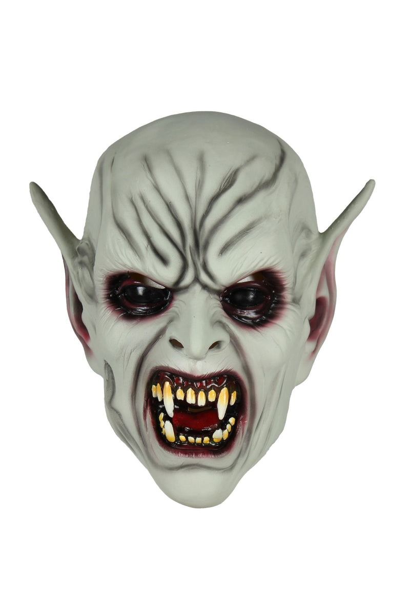 Halloween Latex Maske "Creepy Vampire" | Grau
