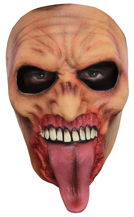Halloween Maske "Zombie mit langer Zunge"