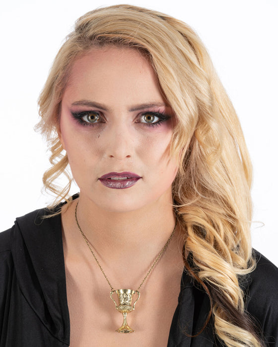 Halskette "Goldener Kelch" | Schmuck Hexe Vampir Teufel Pokal Halloween