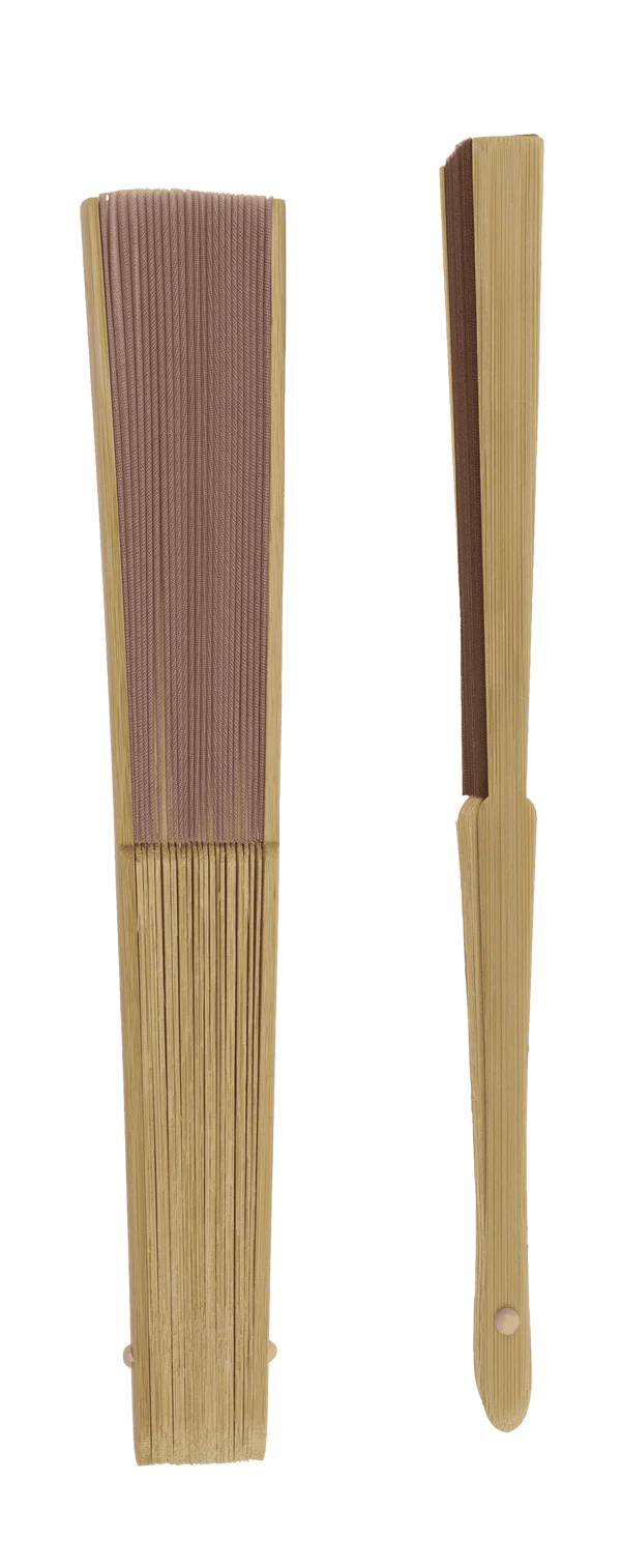 Handfächer aus Bambus 21 cm | 4-farbig sortiert