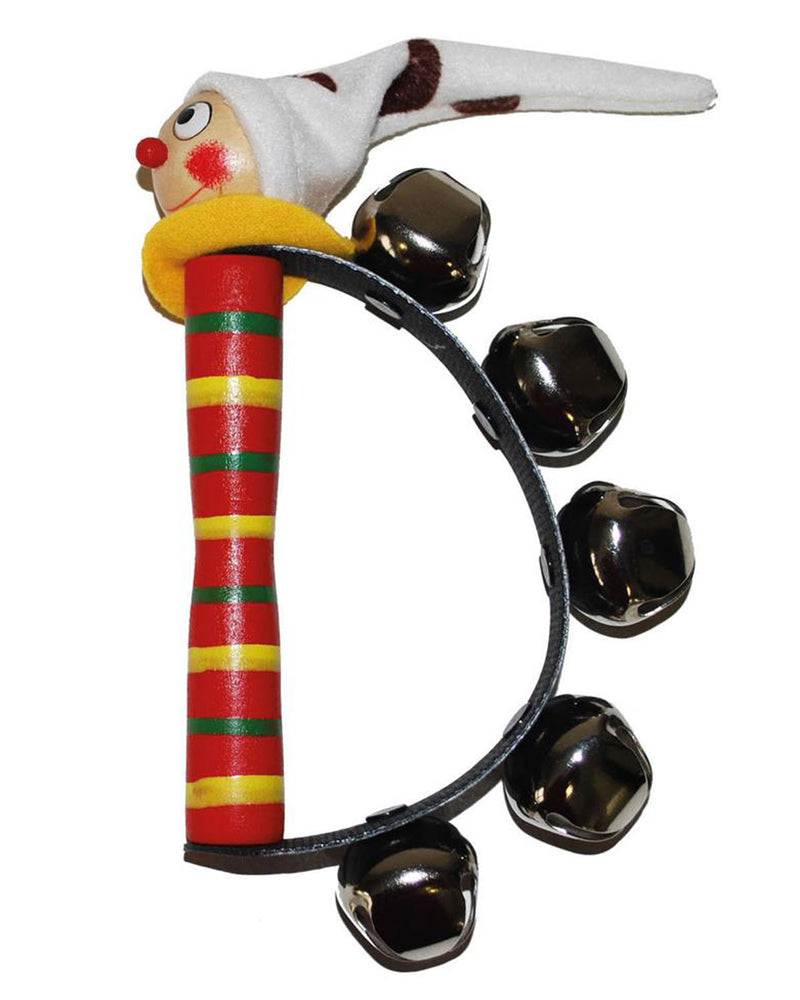 Handschelle Rassel mit Glöckchen zum Clown Kostüm