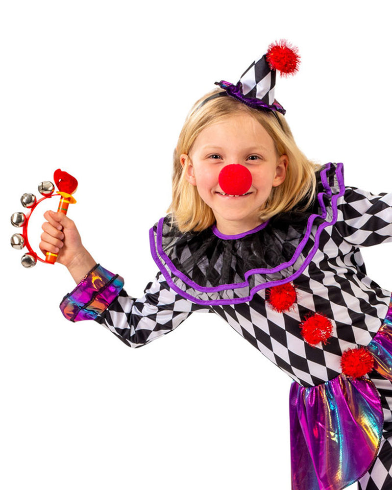 Handschelle Rassel mit Glöckchen zum Clown Kostüm