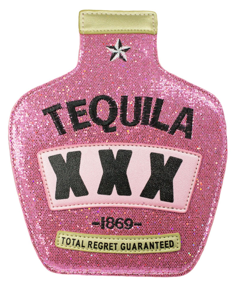 Hochwertiges Mexiko Kostüm Set für Damen | Pink | 3-teilig mit Poncho, Sombrero & Tequila Handtasche | Fiesta & Mottoparty