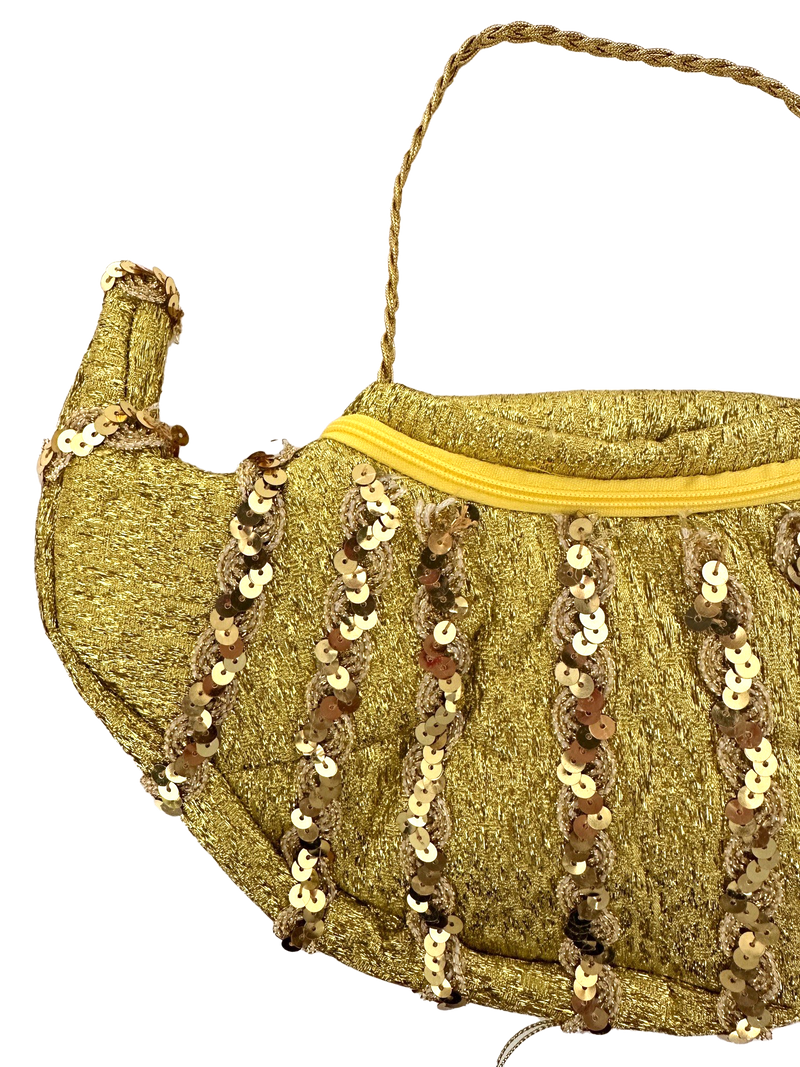 Handtasche Wunderlampe zum Märchen Kostüm | Gold
