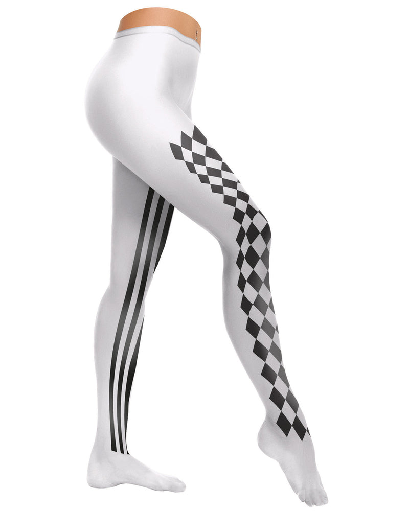 Strumpfhose "Harlekin" für Damen | zum Pierrot Kostüm