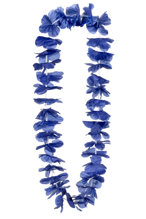 Hawaii Blumenkette "Ohana" zum Südsee Kostüm | Blau