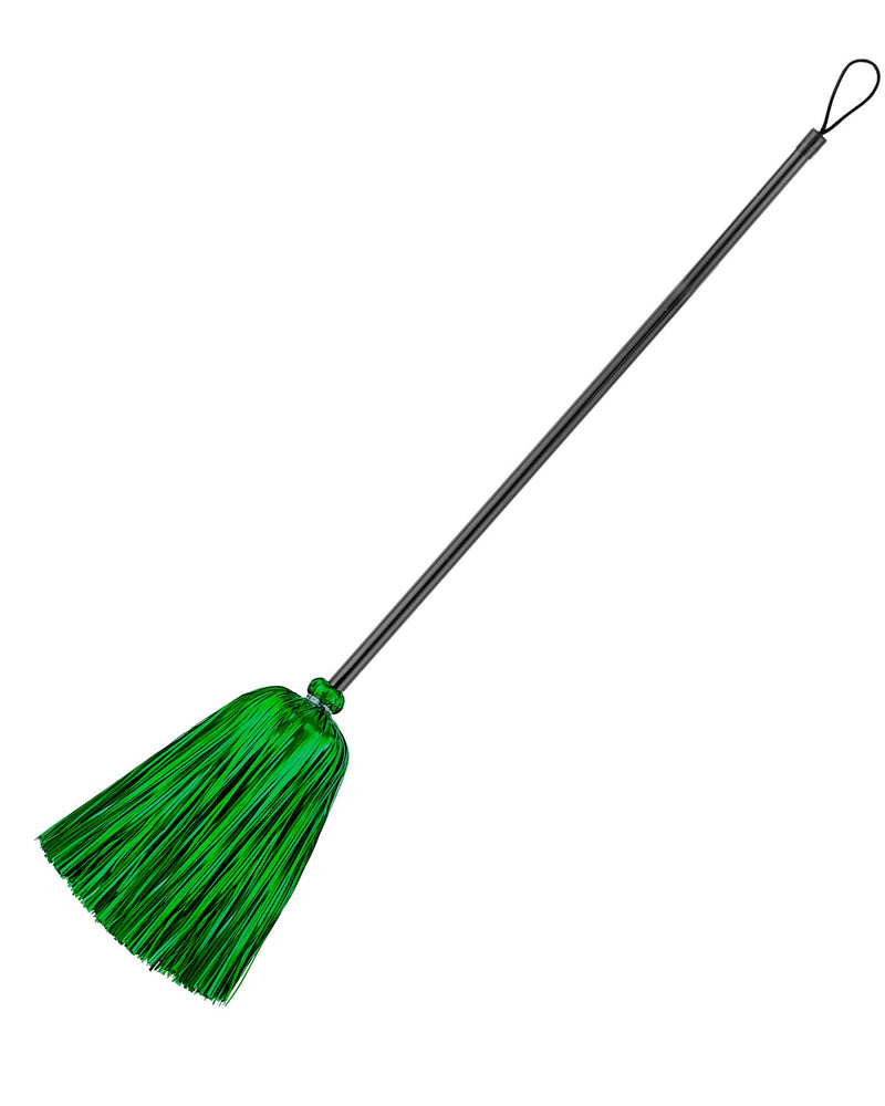 Hexenbesen mit Lametta - 92 cm | Farbauswahl