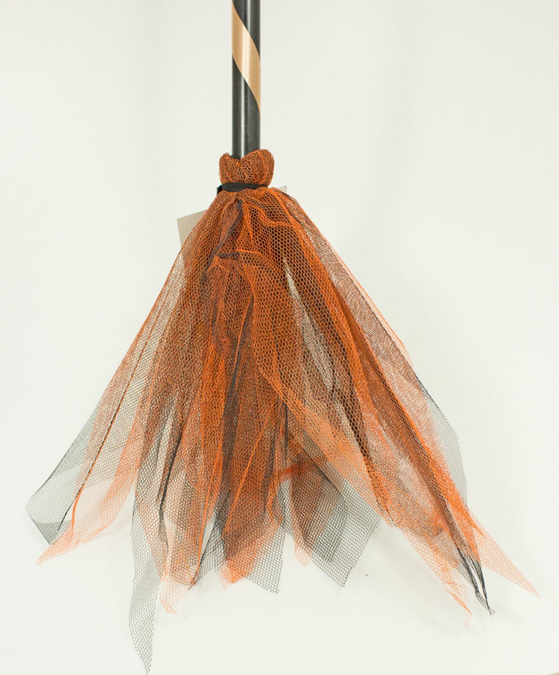 Hexenbesen Soluna 92 cm | Orange Schwarz