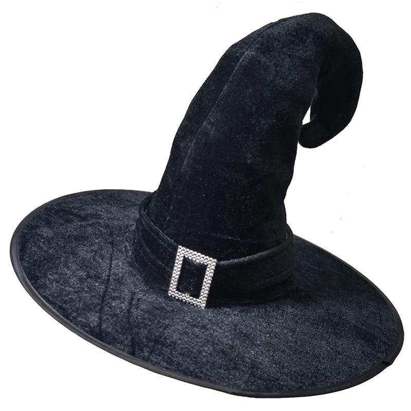 Hexenhut "Endora" mit silberner Schnalle - 414002 | Schwarz