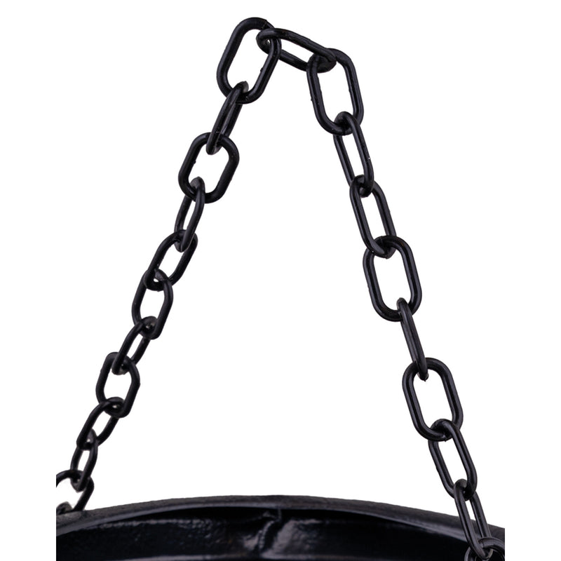 Großer Hexenkessel mit Kette Ø 20 cm | Schwarz