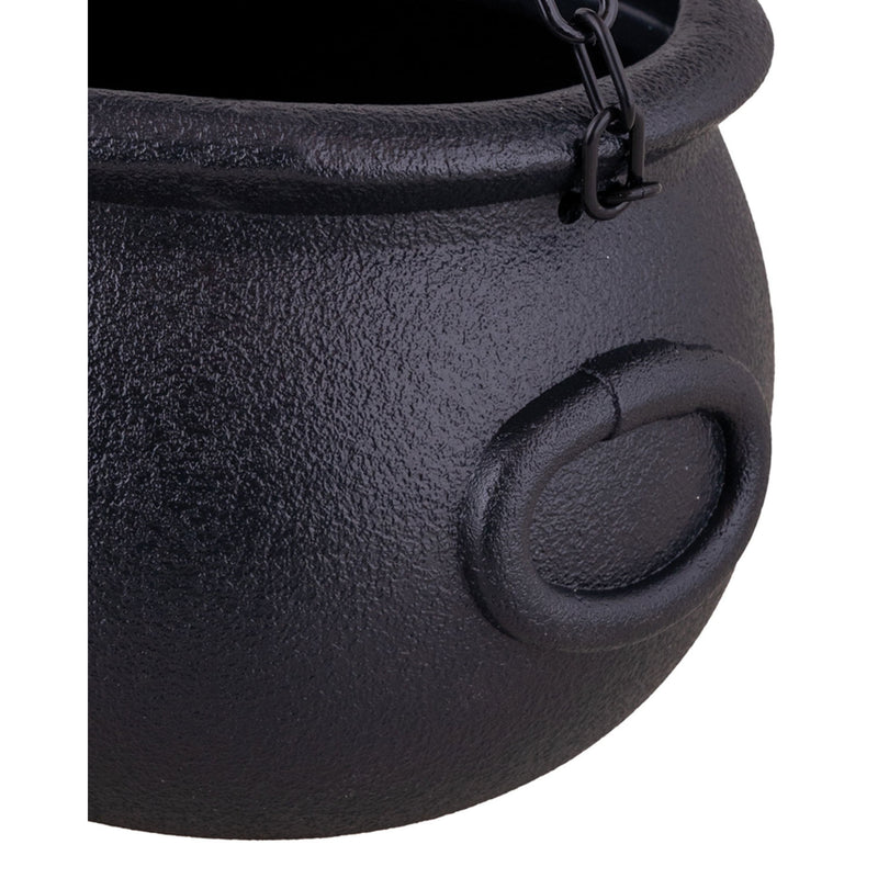 Großer Hexenkessel mit Kette Ø 20 cm | Schwarz