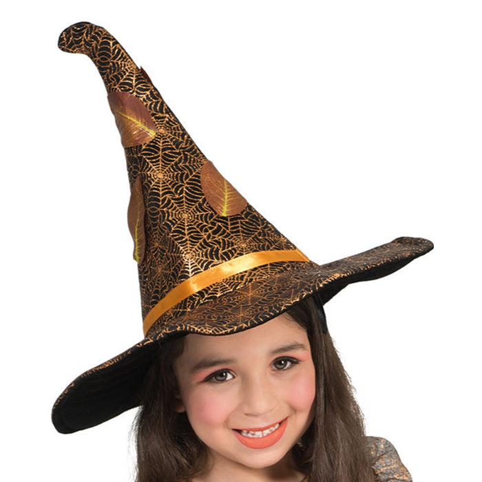 Hexen Kostüm "Autumn" für Mädchen | Braun Orange